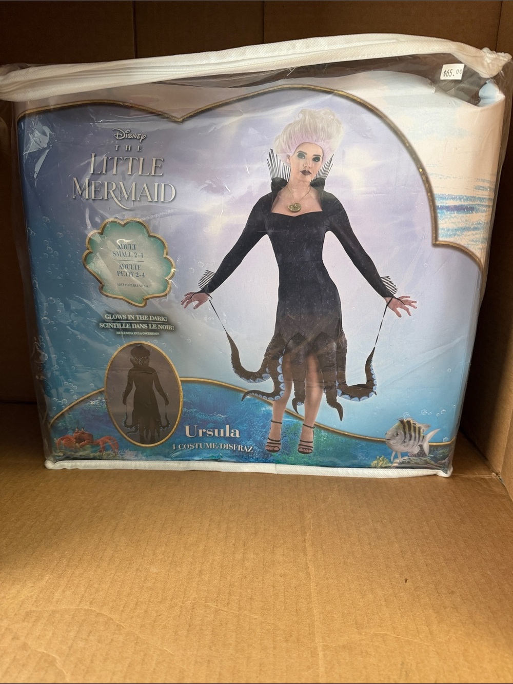 Disney Ursula Kids Costume - Black & Purple Villain Dress